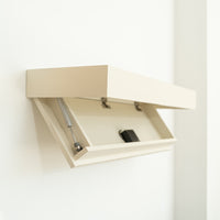 Stylish Wall Shelf with Built-In Safe