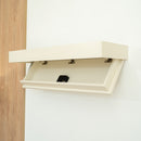 Stylish Wall Shelf with Built-In Safe