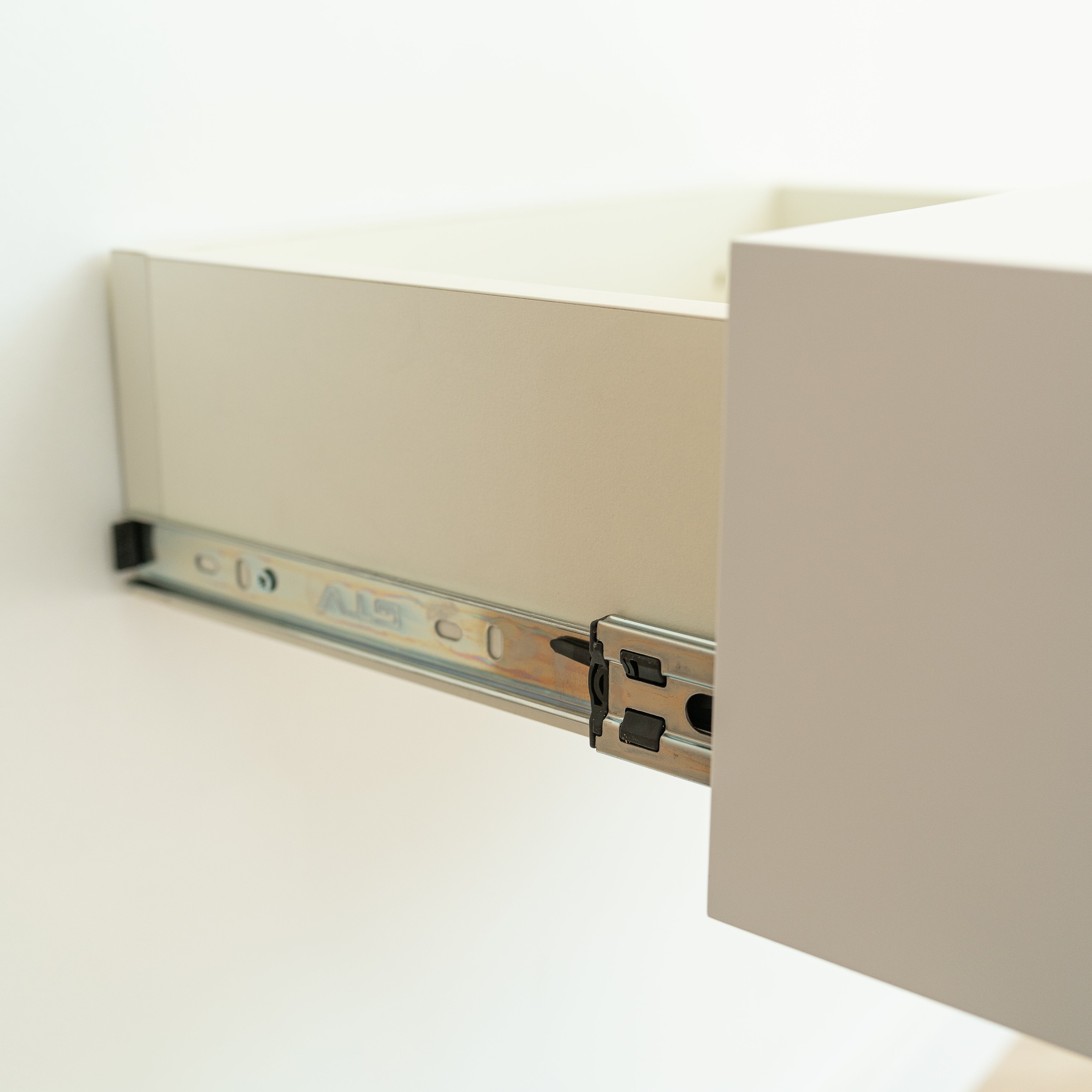 Wall-Mounted nightstand with hidden safe
