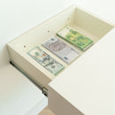 Wall-Mounted nightstand with hidden safe