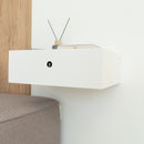 Wall-Mounted nightstand with hidden safe