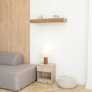 Modern Nightstand with Locked Hidden Storage - Harbor Oak Vintage