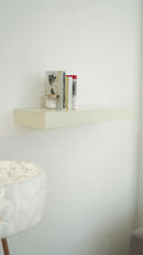 Hidden Wall-Mounted Safe Drawer - Pearl White