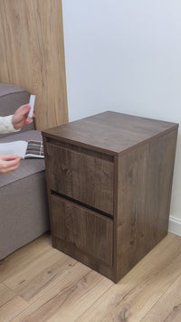Bedside table with Locked Hidden Storage B26
