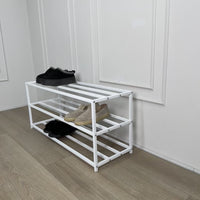 Foldable Metal Shoe Organizer