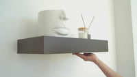Hidden Wall-Mounted Safe Drawer - Sepia Brown