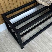 Minimalist 2-Tiers Metal Shoe Rack
