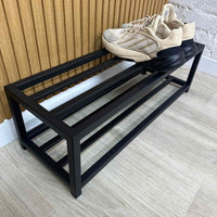 Minimalist 2-Tiers Metal Shoe Rack