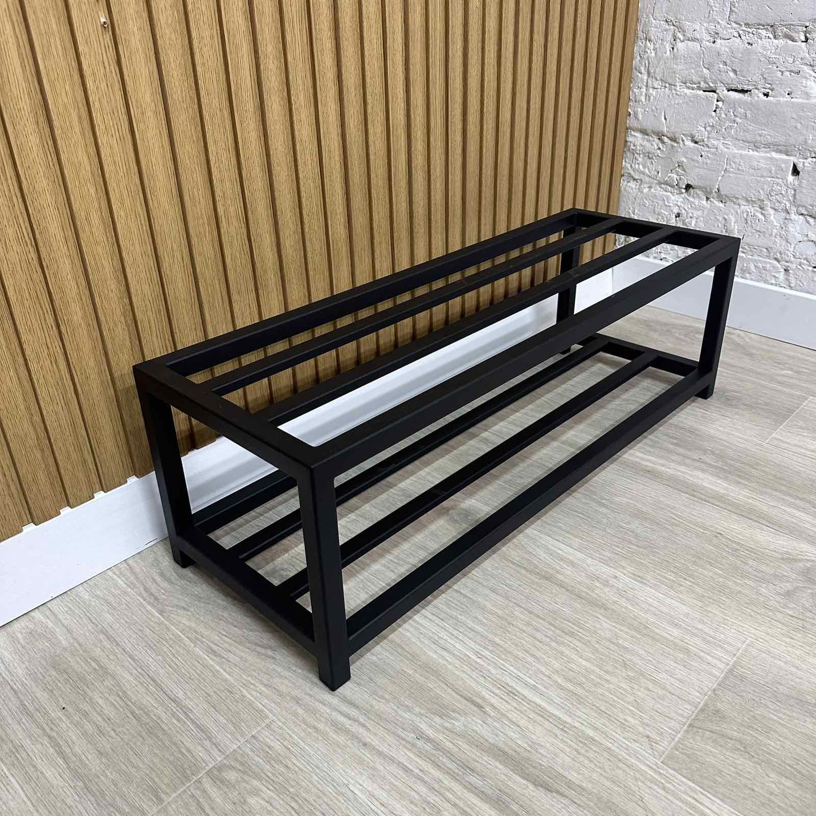 Minimalist 2-Tiers Metal Shoe Rack